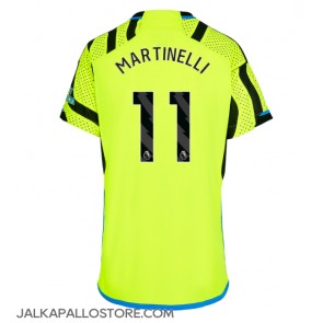 Arsenal Gabriel Martinelli #11 Vieraspaita Naisten 2023-24 Lyhythihainen